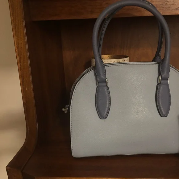 Kate Spade Reiley Medium Dome Satchel in Blue Dawn Saffiano Leather - Picture 3 of 5